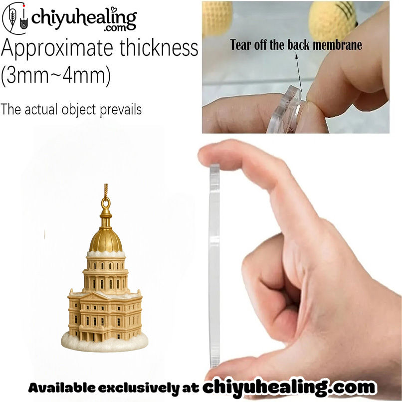 Michigan State Spartans 100th Anniversary 2025 Advent Calendar, Christmas Countdown Advent Calendar Gift Box with 24 Acrylic Ornaments