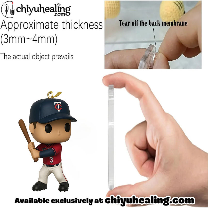 Minnesota Twins 130th Anniversary Advent Calendar 2025, Christmas Countdown Advent Calendar Gift Box with 24 Acrylic Ornaments