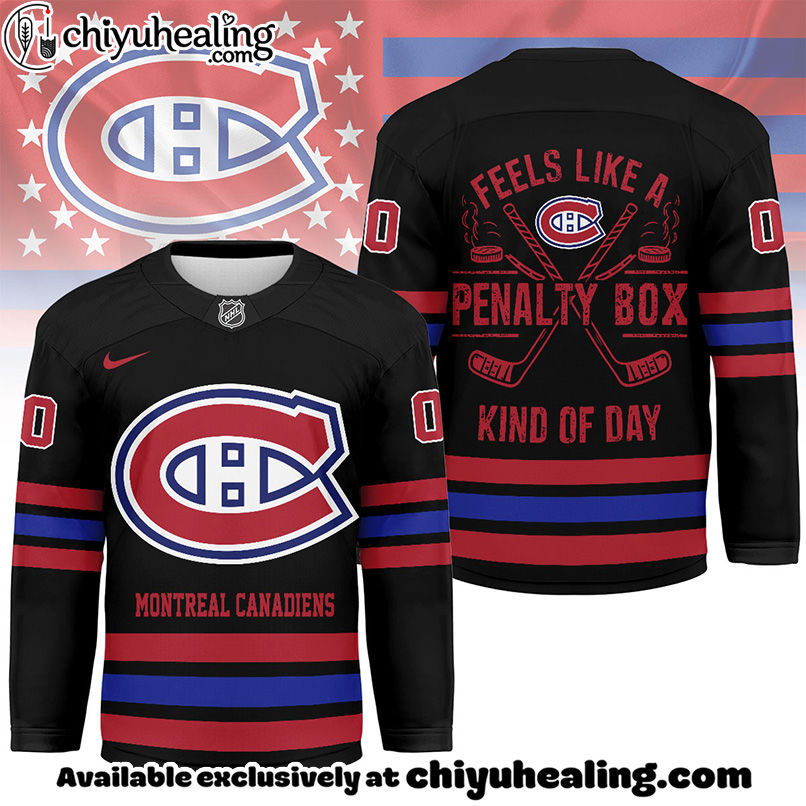 Montreal Canadiens - Premium NHL Feels Like a Penalty Day Long Jersey