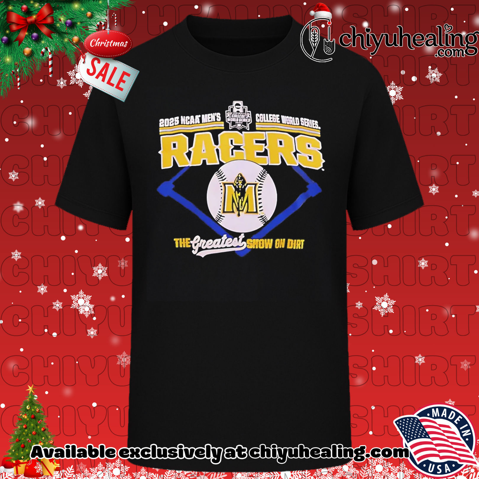 Murray State Racers 2025 NCAA men's college World Series the Great Show on dirt shirt, Hoodie, Sweatshirt, Poster Canvas, Mug, Ornaments 6 Murray State Racers 2025 NCAA men's college World Series the Great Show on dirt shirt, Hoodie, Sweatshirt, Poster Canvas, Mug, Ornaments