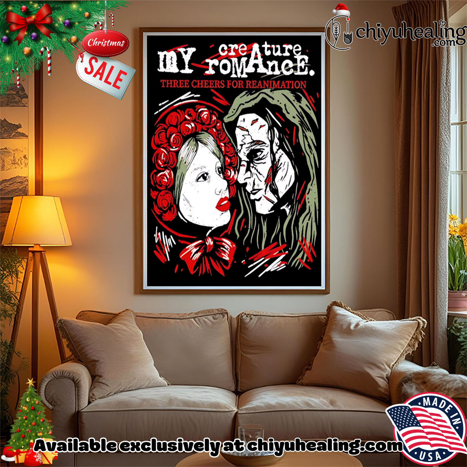 My Creature Romance three cheers for reanimation shirt, Hoodie, Sweatshirt, Poster Canvas, Mug, Ornaments My Creature Romance three cheers for reanimation shirt, Hoodie, Sweatshirt, Poster Canvas, Mug, Ornaments