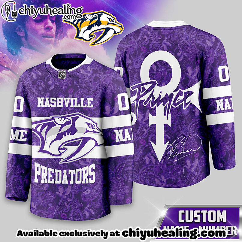 Nashville Predators - Premium NHL Prince Hockey Jersey