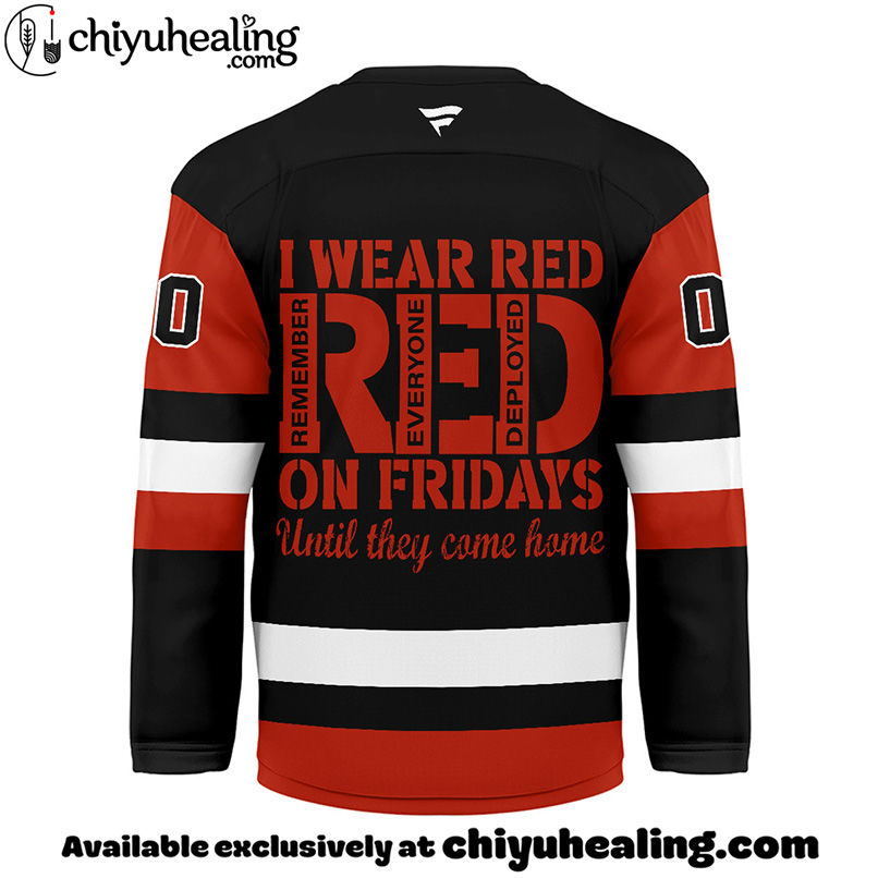 New Jersey Devils - Premium NHL Red Friday Hockey Jersey New Jersey Devils - Premium NHL Red Friday Hockey Jersey