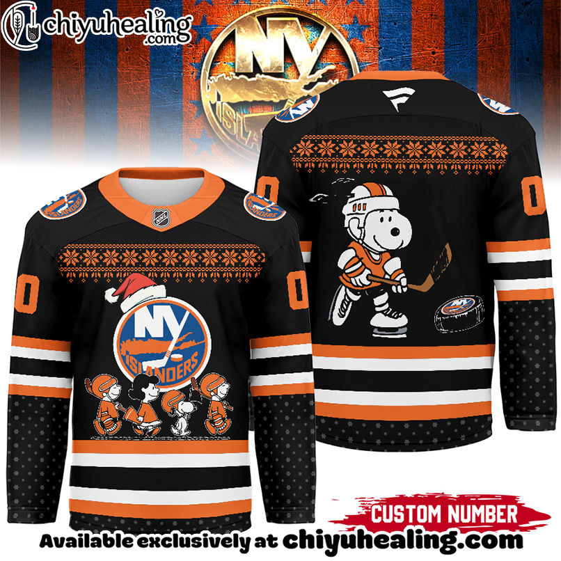 New York Islanders - Premium NHL Peanuts Snoopy Hockey Jersey Ver 2