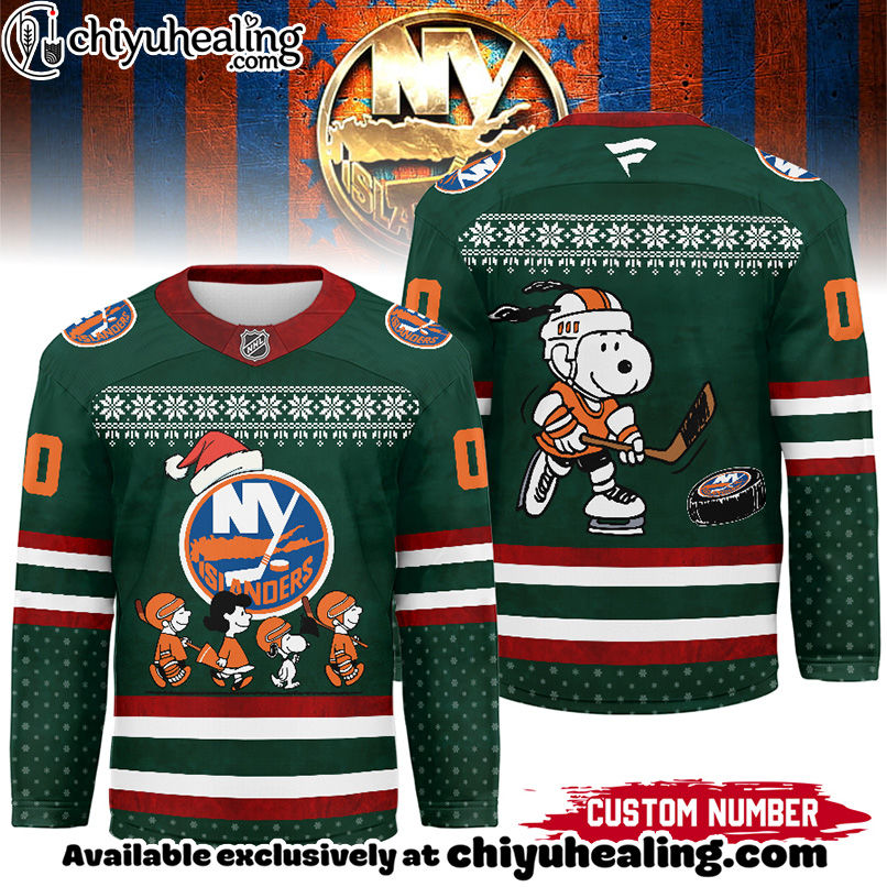 New York Islanders - Premium NHL Peanuts Snoopy Hockey Jersey