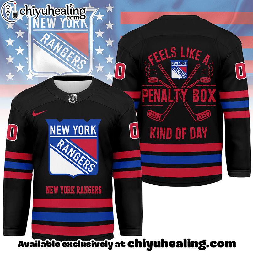 New York Rangers - Premium NHL Feels Like a Penalty Day Long Jersey