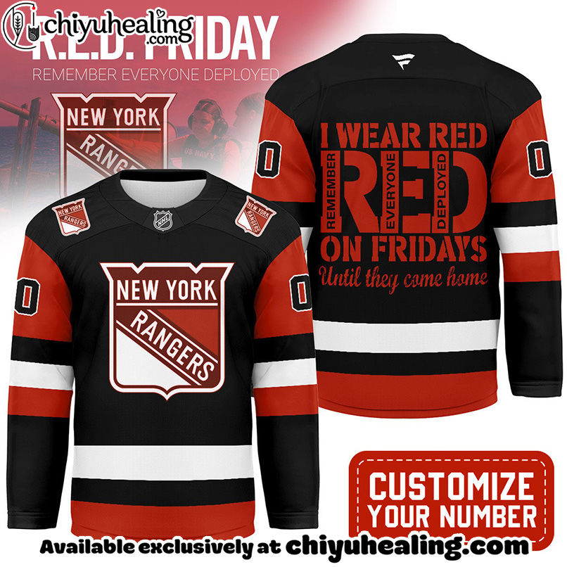 New York Rangers - Premium NHL Red Friday Hockey Jersey