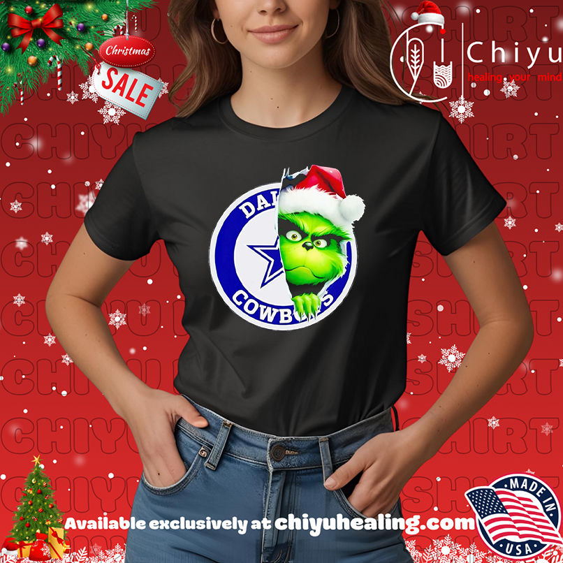 Nice Grinch Peeking Through Dallas Cowboys Christmas Holiday shirt, Hoodie, Sweatshirt, Poster Canvas, Mug, Ornaments 7 Nice Grinch Peeking Through Dallas Cowboys Christmas Holiday shirt, Hoodie, Sweatshirt, Poster Canvas, Mug, Ornaments