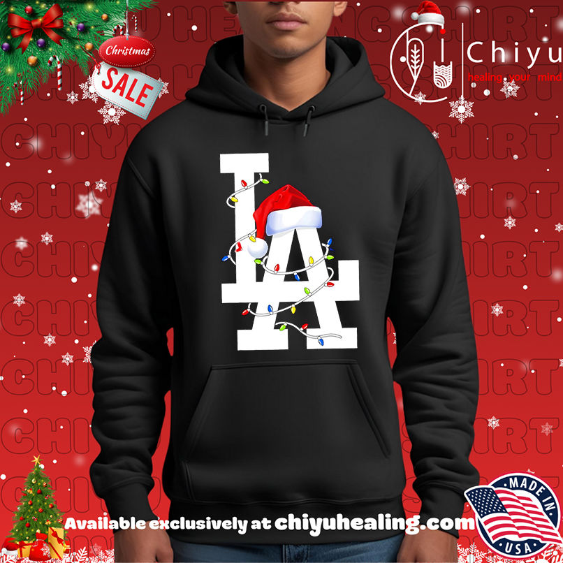 Nice Merry LA Dodgers Christmas lights shirt, Hoodie, Sweatshirt, Poster Canvas, Mug, Ornaments 2 Nice Merry LA Dodgers Christmas lights shirt, Hoodie, Sweatshirt, Poster Canvas, Mug, Ornaments