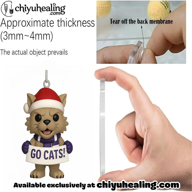 Northwestern Wildcats 149th Anniversary Pop Advent Calendar, Christmas Countdown Advent Calendar Gift Box with 24 Acrylic Ornaments 3 Northwestern Wildcats 149th Anniversary Pop Advent Calendar, Christmas Countdown Advent Calendar Gift Box with 24 Acrylic Ornaments