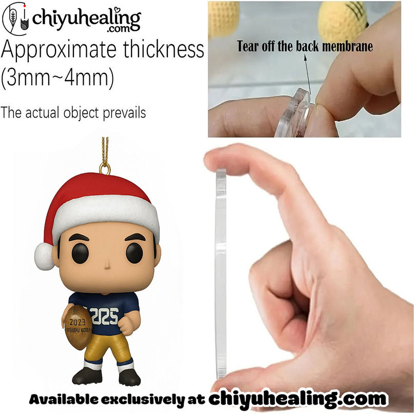 Notre Dame Fighting Irish 138th Anniversary Advent Calendar, Christmas Countdown Advent Calendar Gift Box with 24 Acrylic Ornaments 3 Notre Dame Fighting Irish 138th Anniversary Advent Calendar, Christmas Countdown Advent Calendar Gift Box with 24 Acrylic Ornaments