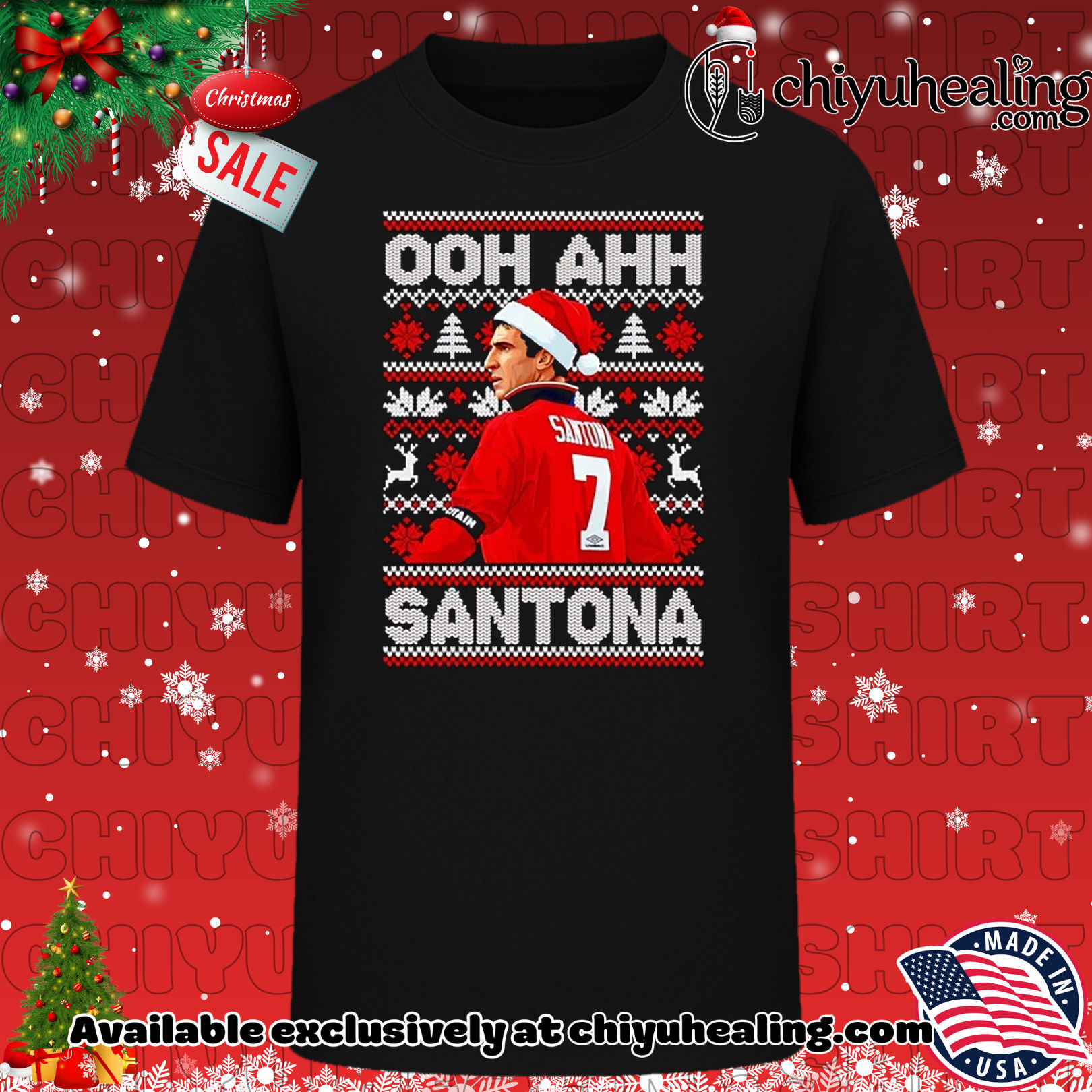 OOH AHH Santona Eric Cantona Christmas Christmas ornament, Hoodie, Sweatshirt, Poster Canvas, Mug, Ornaments 6 OOH AHH Santona Eric Cantona Christmas Christmas ornament, Hoodie, Sweatshirt, Poster Canvas, Mug, Ornaments