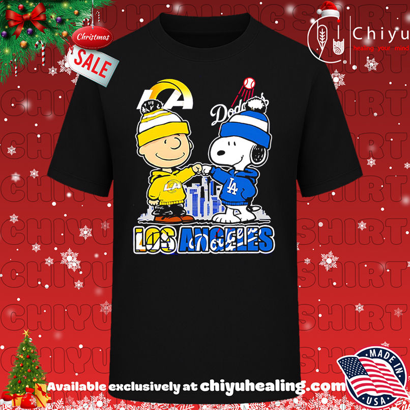 Official Los Angeles Dodgers x Los Angeles Rams Snoopy shirt, Hoodie, Sweatshirt, Poster Canvas, Mug, Ornaments
