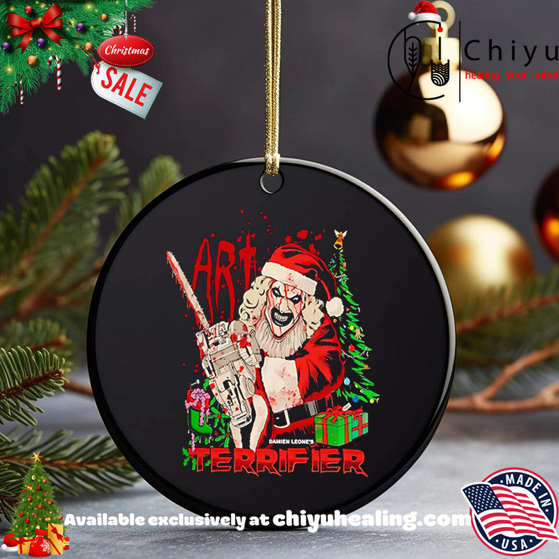 Official Terrifier 3 Art the Clown Christmas shirt, Hoodie, Sweatshirt, Poster Canvas, Mug, Ornaments 5 Official Terrifier 3 Art the Clown Christmas shirt, Hoodie, Sweatshirt, Poster Canvas, Mug, Ornaments