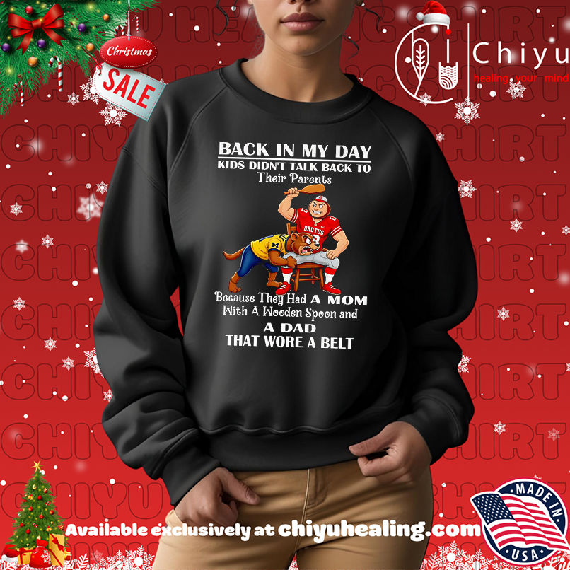 Ohio State Buckeyes Back In My Day Kids Didn't Talk Back To Their Parents Because They Had A Mom With A Wooden Spoon Shirt, Hoodie, Sweatshirt, Poster Canvas, Mug, Ornaments 14 Ohio State Buckeyes Back In My Day Kids Didnt Talk Back To Their Parents Because They Had A Mom With A Wooden Spoon Shirt Hoodie Sweatshirt