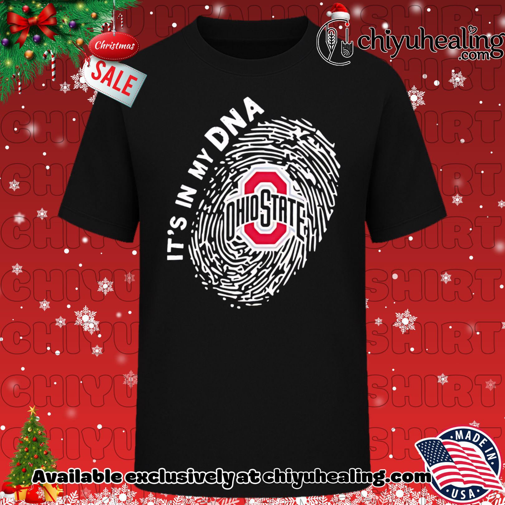 Ohio State Buckeyes It's in my DNA shirt, Hoodie, Sweatshirt, Poster Canvas, Mug, Ornaments