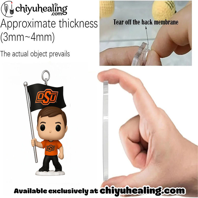 Oklahoma State Cowboys 124th Anniversary Advent Calendar, Christmas Countdown Advent Calendar Gift Box with 24 Acrylic Ornaments 3 Oklahoma State Cowboys 124th Anniversary Advent Calendar, Christmas Countdown Advent Calendar Gift Box with 24 Acrylic Ornaments