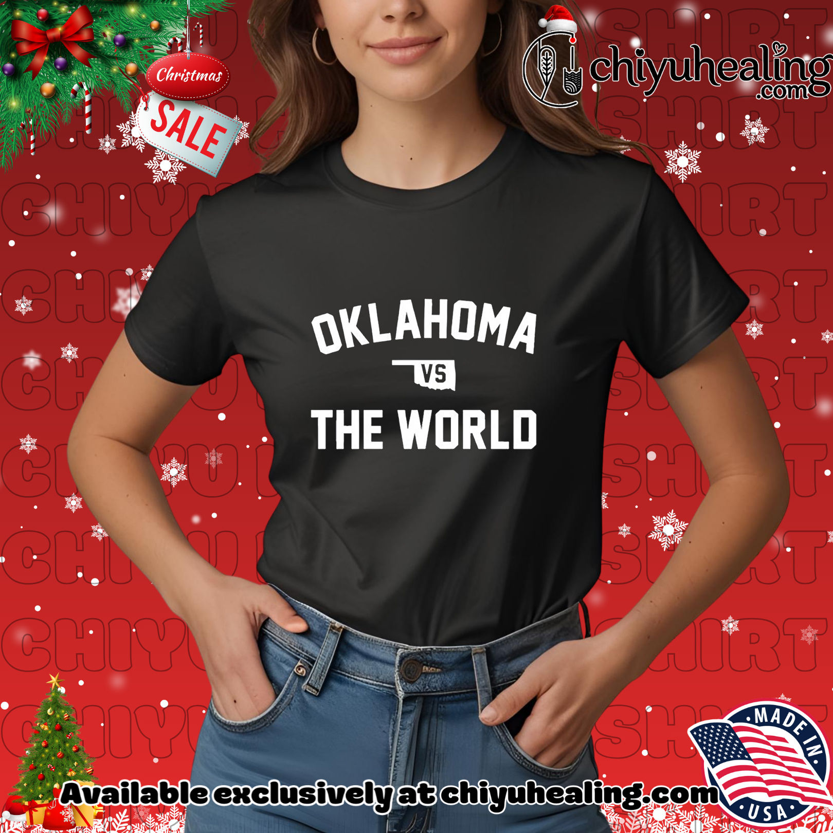 Oklahoma vs the world Christmas ornament, Hoodie, Sweatshirt, Poster Canvas, Mug, Ornaments 7 Oklahoma vs the world Christmas ornament, Hoodie, Sweatshirt, Poster Canvas, Mug, Ornaments