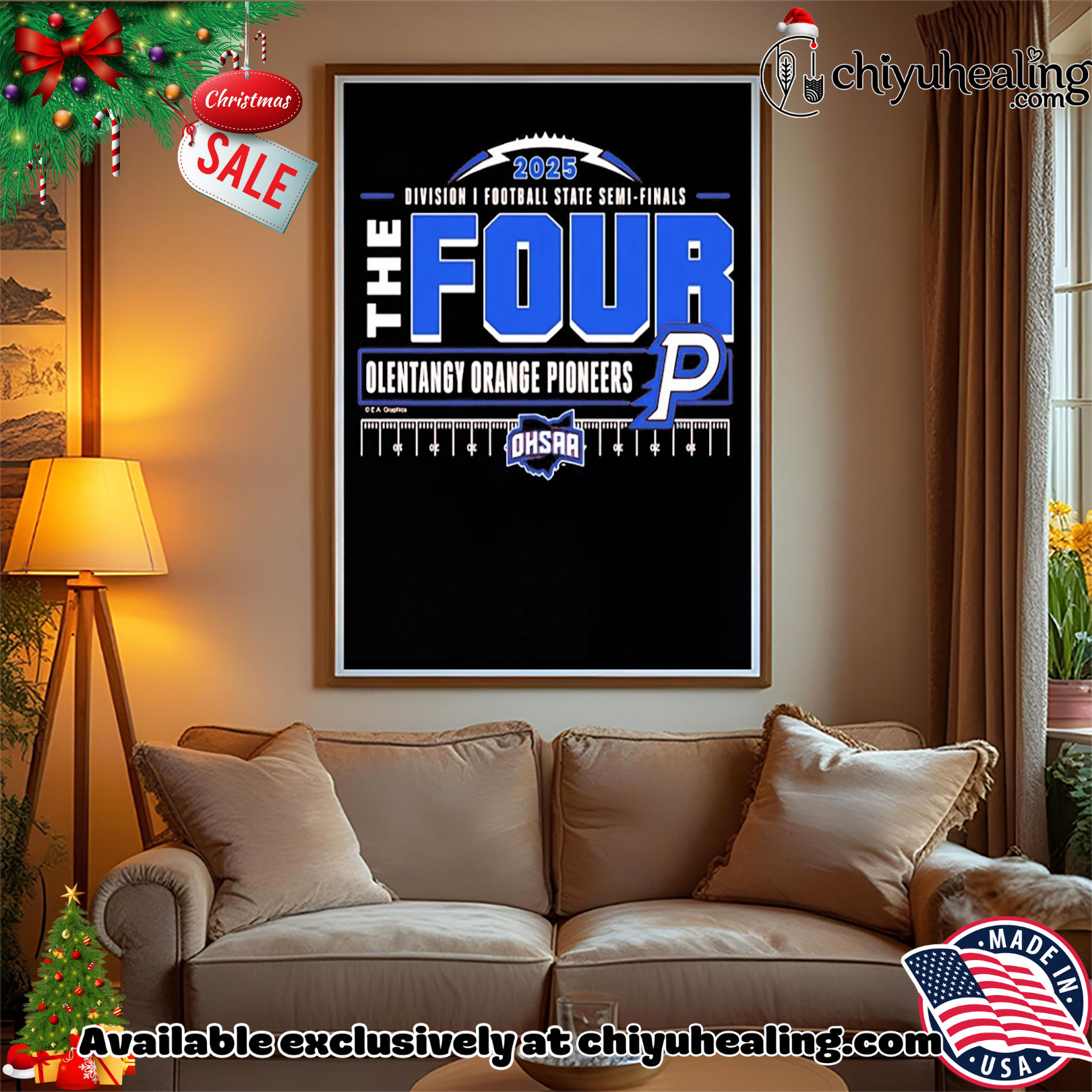 Olentangy Orange Pioneers 2025 MHSAA Football D1 The Four shirt, Hoodie, Sweatshirt, Poster Canvas, Mug, Ornaments Olentangy Orange Pioneers 2025 MHSAA Football D1 The Four shirt, Hoodie, Sweatshirt, Poster Canvas, Mug, Ornaments