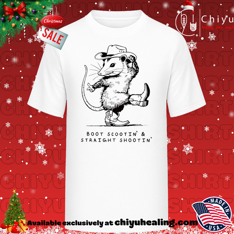 Opossum Virginia Boot Scootin and Straight Shootin shirt, Hoodie, Sweatshirt, Poster Canvas, Mug, Ornaments