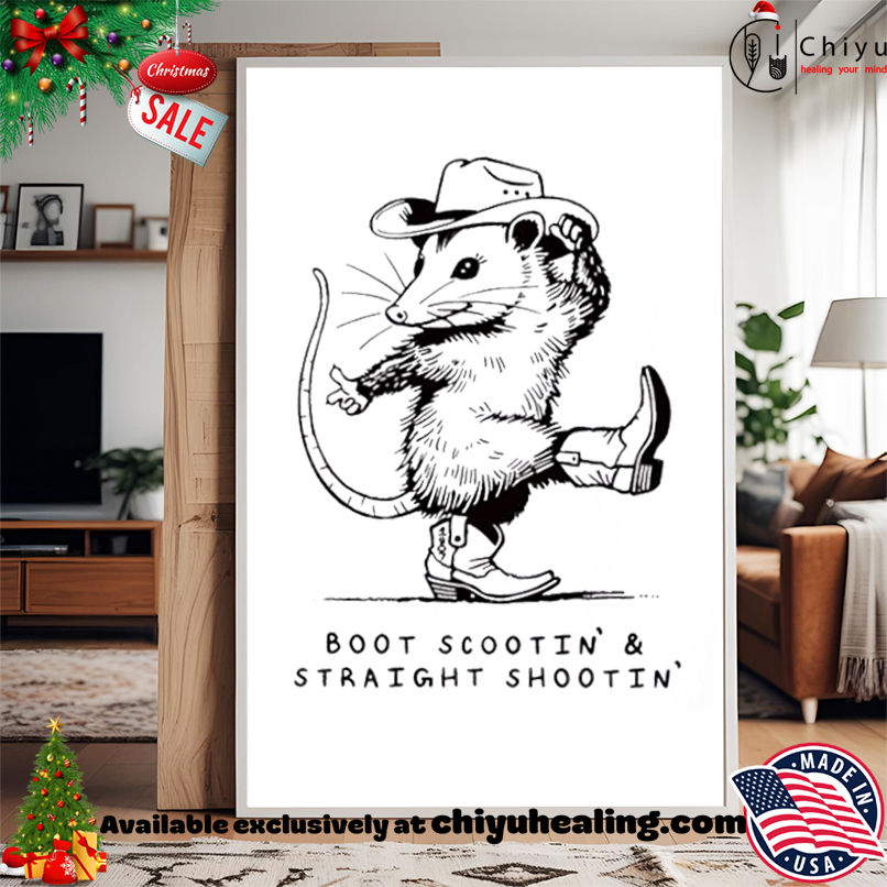 Opossum Virginia Boot Scootin and Straight Shootin shirt, Hoodie, Sweatshirt, Poster Canvas, Mug, Ornaments Opossum Virginia Boot Scootin and Straight Shootin shirt, Hoodie, Sweatshirt, Poster Canvas, Mug, Ornaments
