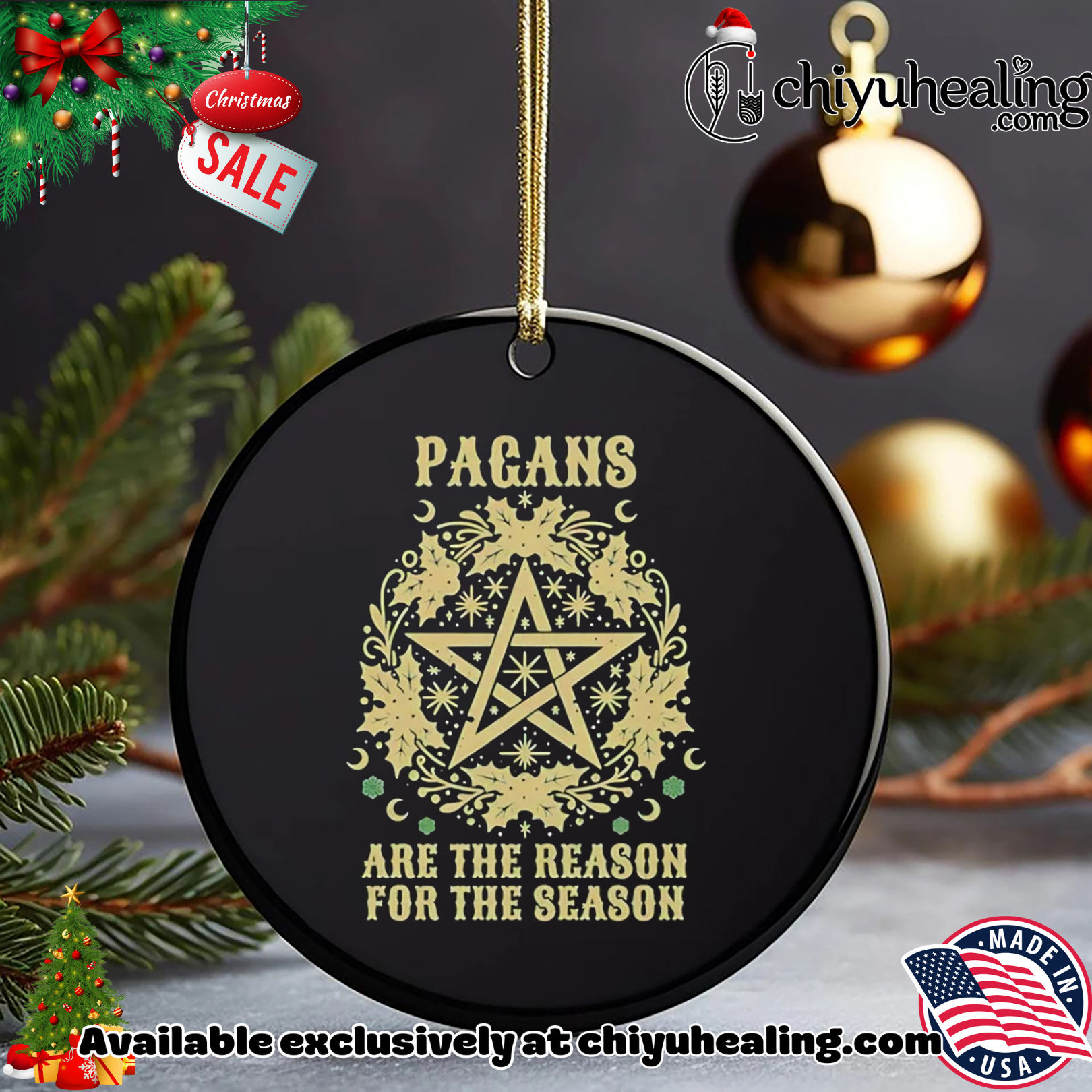 Pagans are the reason for the season Pentagram Christmas shirt, Hoodie, Sweatshirt, Poster Canvas, Mug, Ornaments 5 Pagans are the reason for the season Pentagram Christmas shirt, Hoodie, Sweatshirt, Poster Canvas, Mug, Ornaments