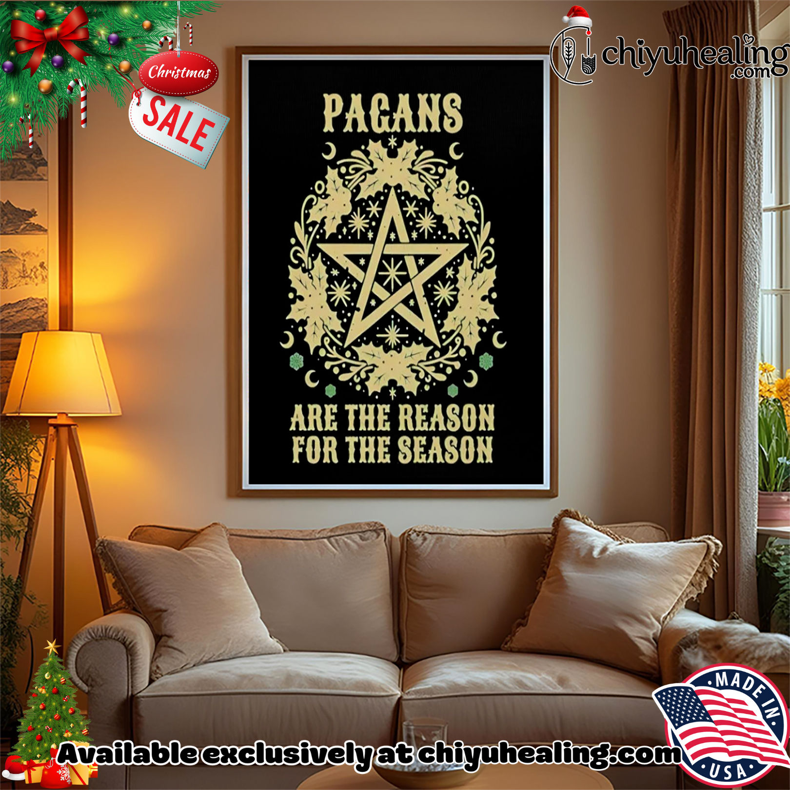 Pagans are the reason for the season Pentagram Christmas shirt, Hoodie, Sweatshirt, Poster Canvas, Mug, Ornaments Pagans are the reason for the season Pentagram Christmas shirt, Hoodie, Sweatshirt, Poster Canvas, Mug, Ornaments
