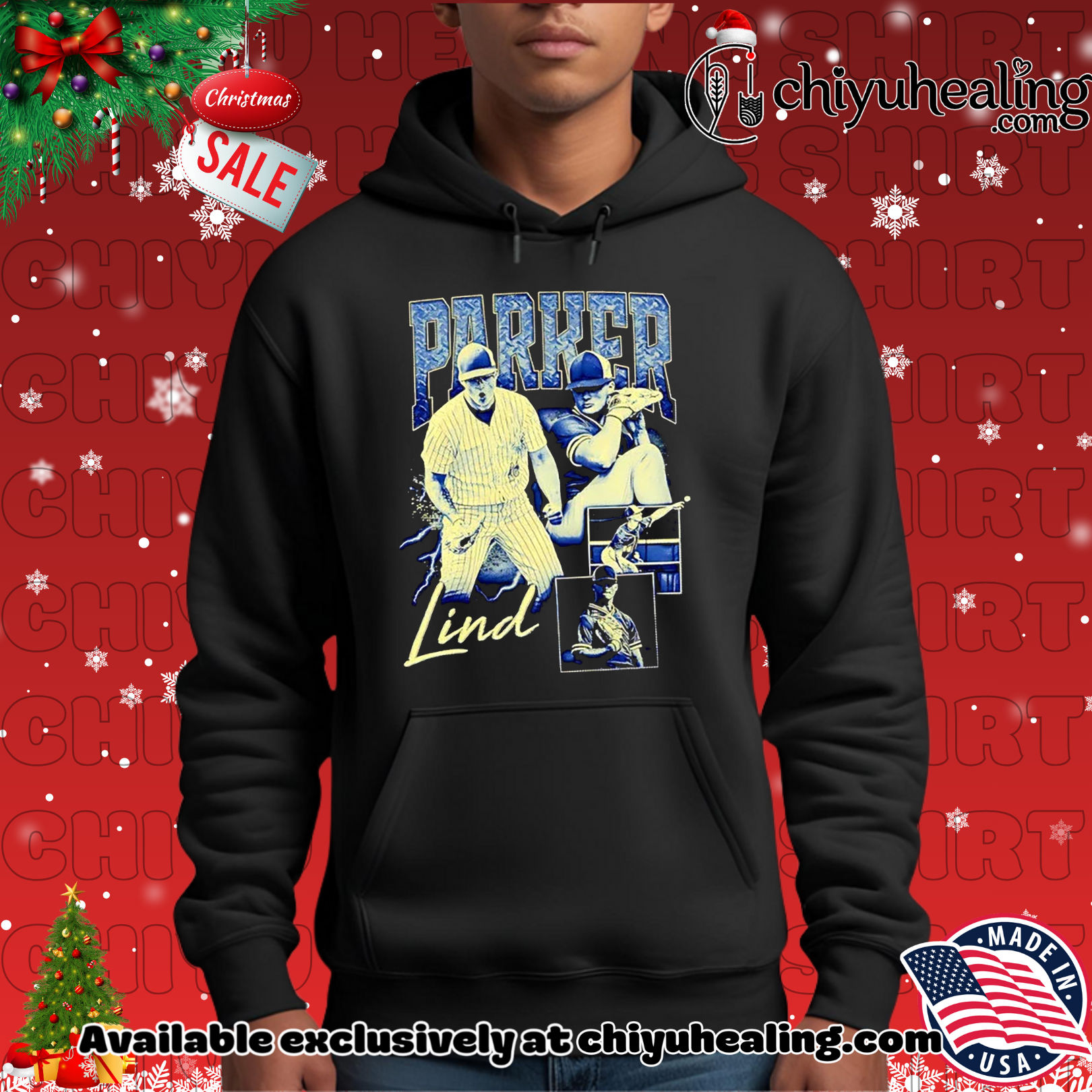 Parker Lind Kent State Golden Flashes player collage Christmas ornament, Hoodie, Sweatshirt, Poster Canvas, Mug, Ornaments