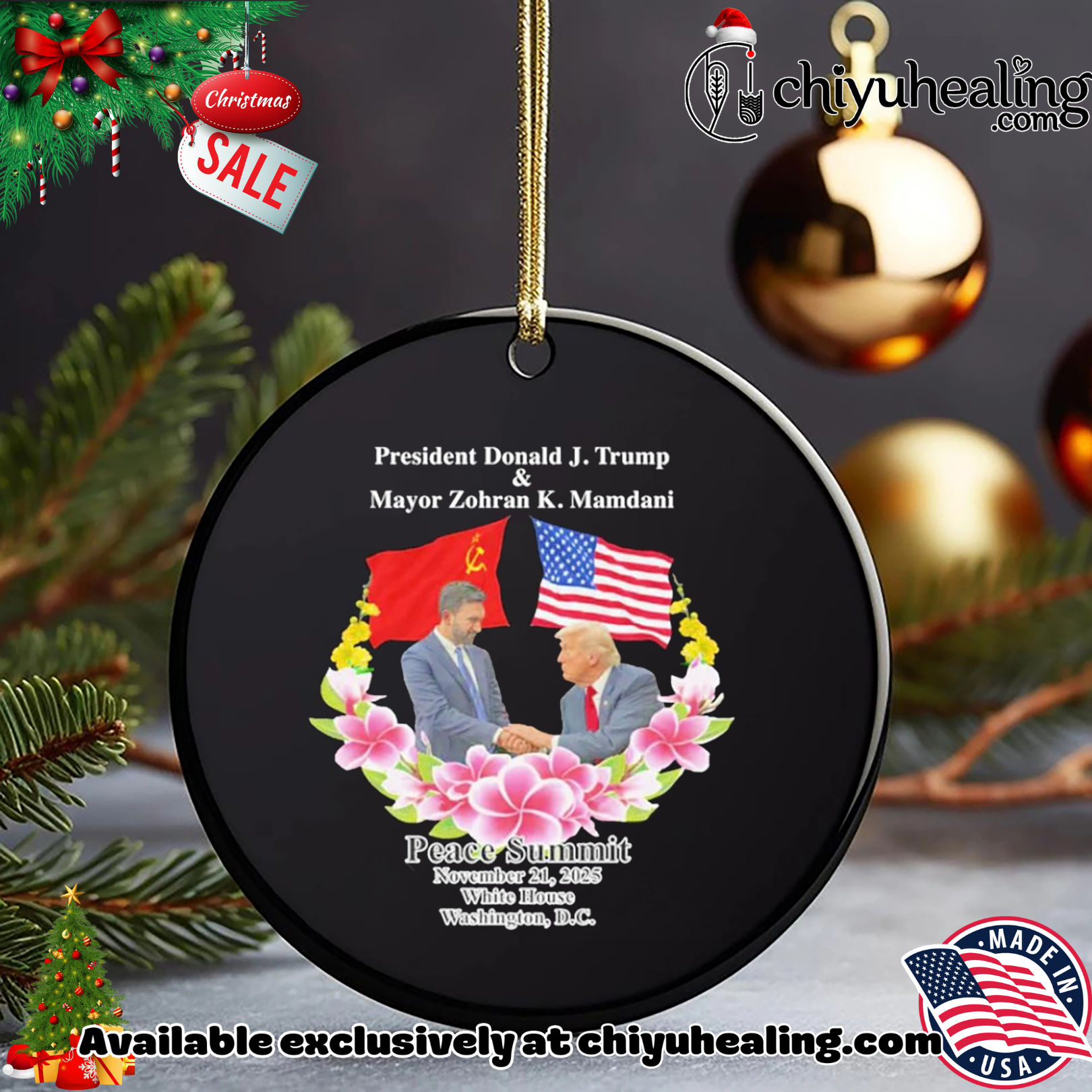 Peace Summit Donald J Trump and Zohran K Mamdani shirt, Hoodie, Sweatshirt, Poster Canvas, Mug, Ornaments 5 Peace Summit Donald J Trump and Zohran K Mamdani shirt, Hoodie, Sweatshirt, Poster Canvas, Mug, Ornaments