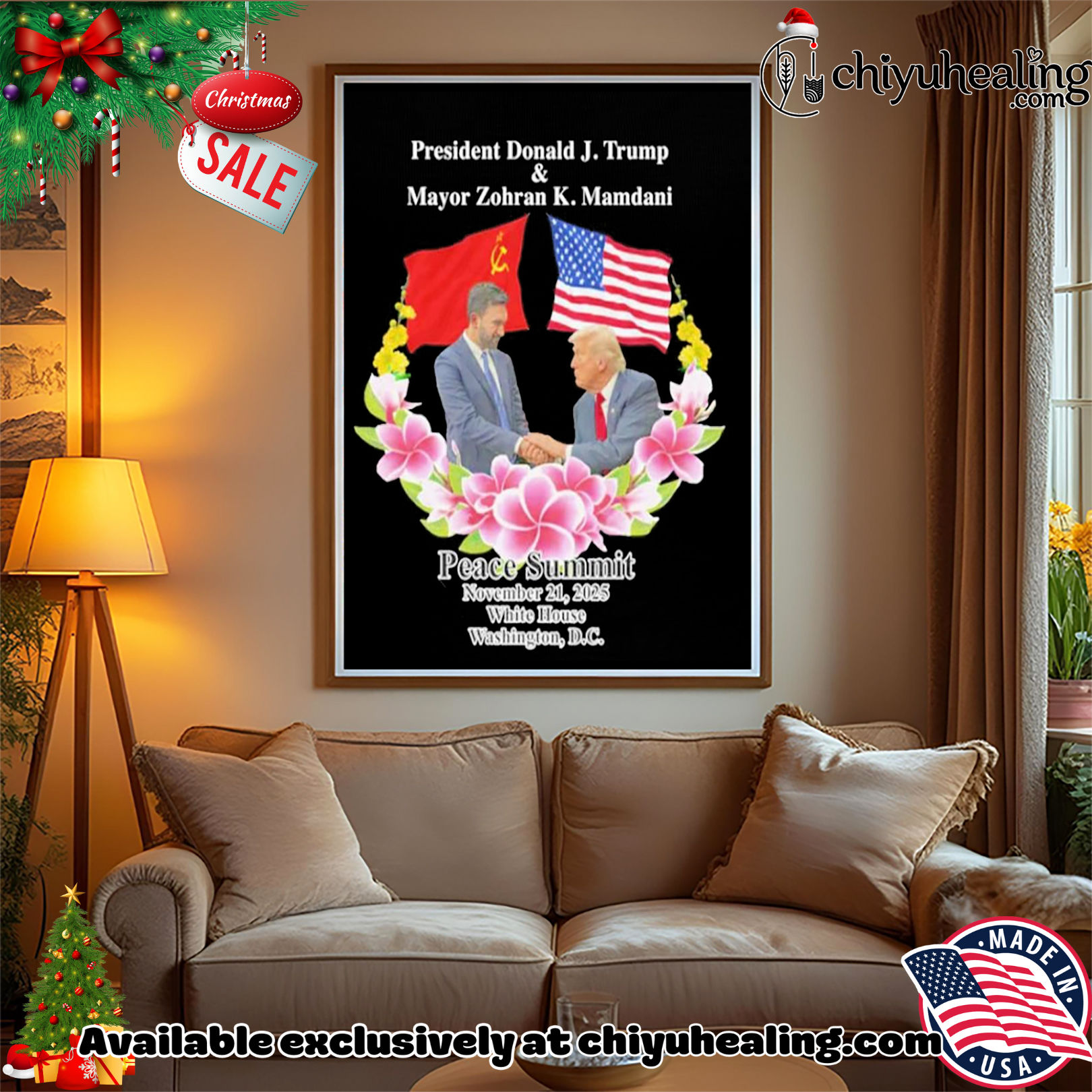 Peace Summit Donald J Trump and Zohran K Mamdani shirt, Hoodie, Sweatshirt, Poster Canvas, Mug, Ornaments Peace Summit Donald J Trump and Zohran K Mamdani shirt, Hoodie, Sweatshirt, Poster Canvas, Mug, Ornaments