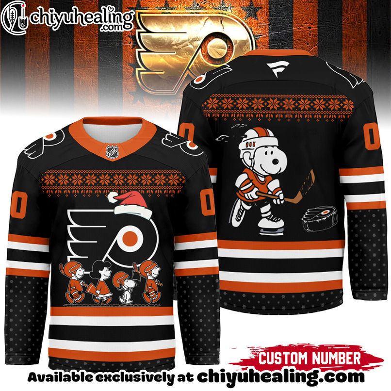 Philadelphia Flyers - Premium NHL Peanuts Snoopy Hockey Jersey Ver 2