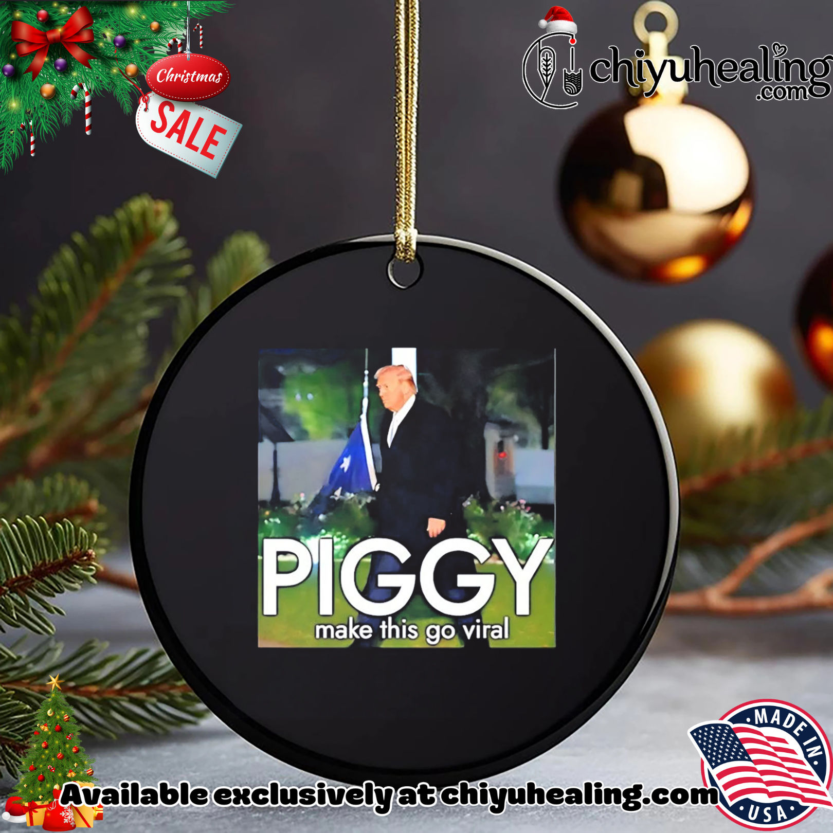 Piggy make this go viral Trump shirt, Hoodie, Sweatshirt, Poster Canvas, Mug, Ornaments Piggy make this go viral Trump shirt, Hoodie, Sweatshirt, Poster Canvas, Mug, Ornaments