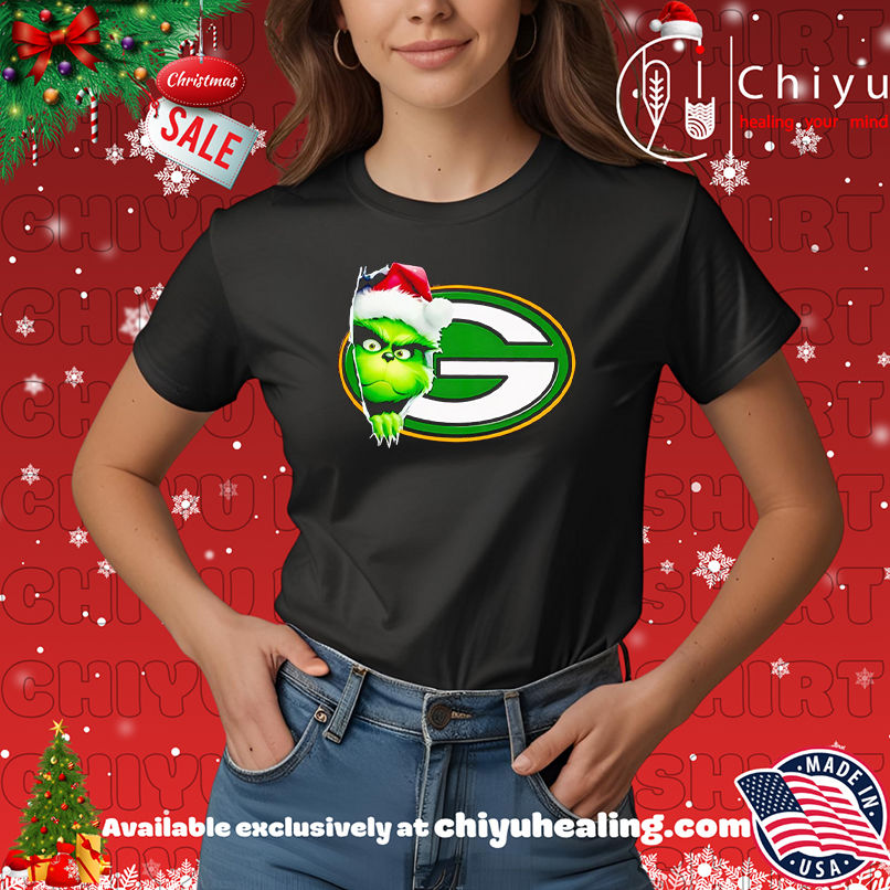 Premium Grinch Peeking Through Green Bay Packers Christmas Holiday shirt, Hoodie, Sweatshirt, Poster Canvas, Mug, Ornaments 7 Premium Grinch Peeking Through Green Bay Packers Christmas Holiday shirt, Hoodie, Sweatshirt, Poster Canvas, Mug, Ornaments