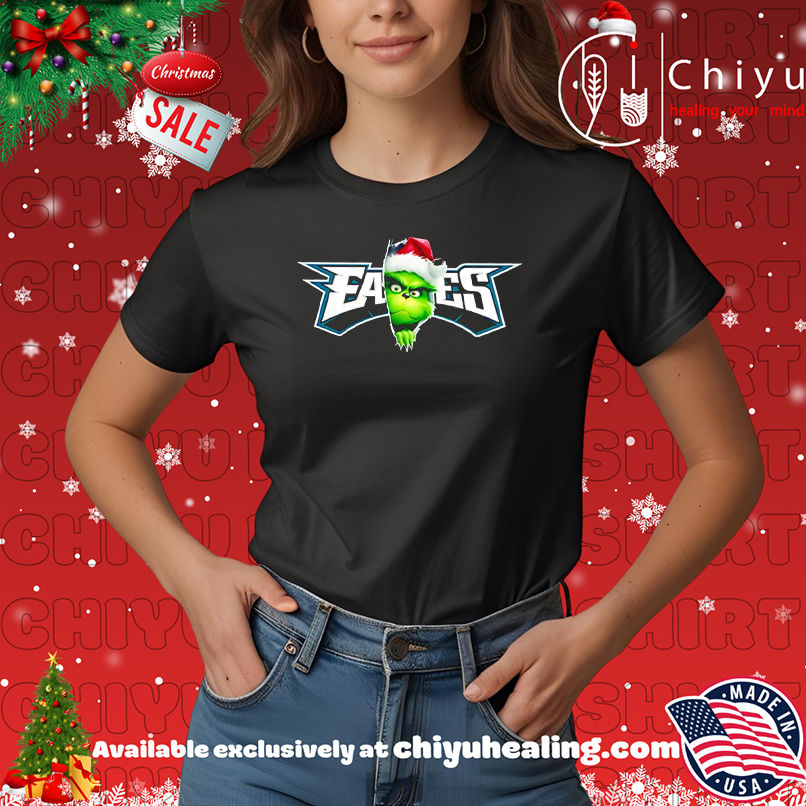 Premium Grinch Peeking Through Philadelphia Eagles Christmas Holiday shirt, Hoodie, Sweatshirt, Poster Canvas, Mug, Ornaments 7 Premium Grinch Peeking Through Philadelphia Eagles Christmas Holiday shirt, Hoodie, Sweatshirt, Poster Canvas, Mug, Ornaments