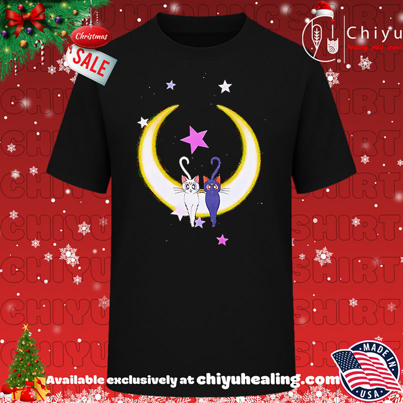 Pretty Guardian Sailor Moon Luna and Artemis Celestial shirt, Hoodie, Sweatshirt, Poster Canvas, Mug, Ornaments