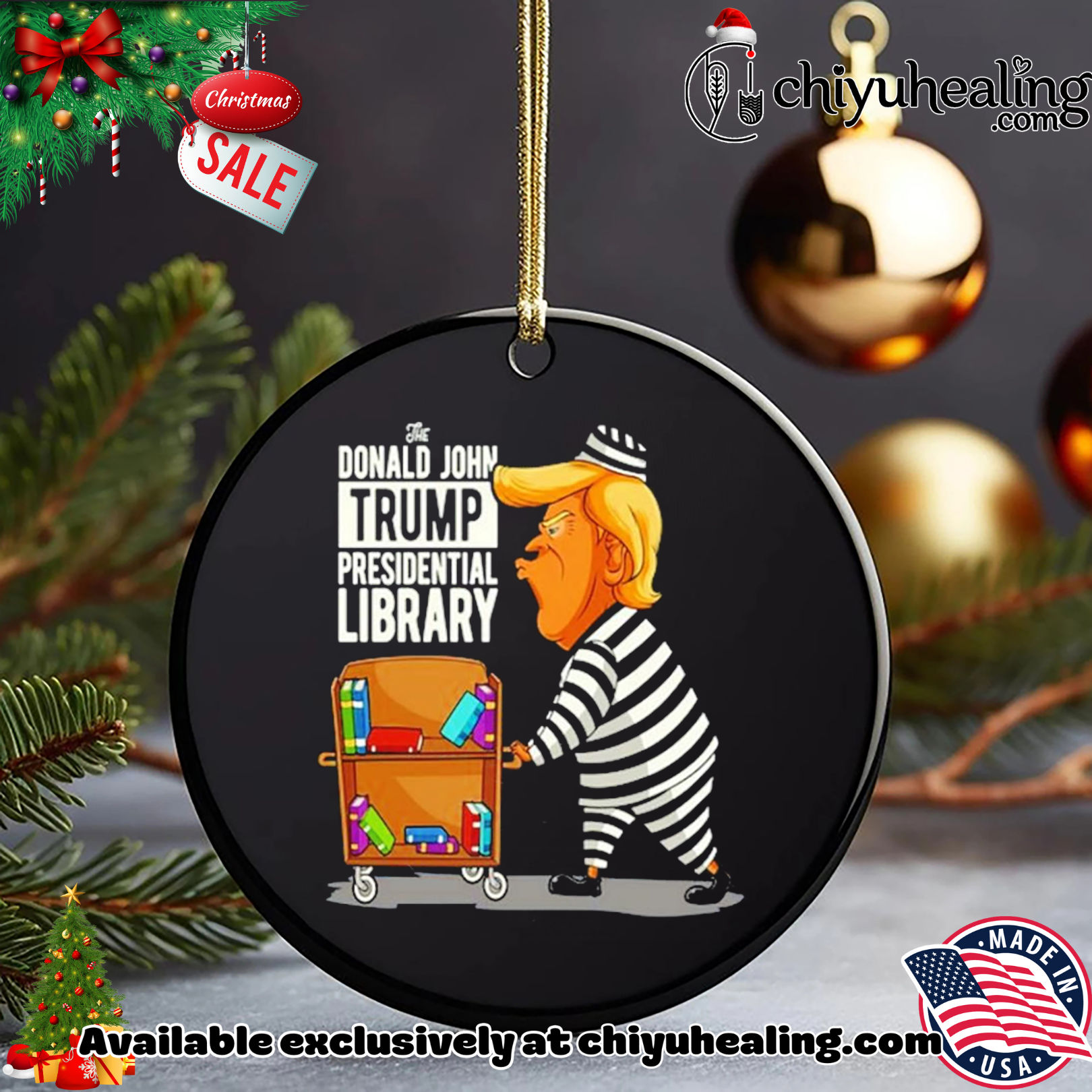 Prison Trump Presidential Library shirt, Hoodie, Sweatshirt, Poster Canvas, Mug, Ornaments 5 Prison Trump Presidential Library shirt, Hoodie, Sweatshirt, Poster Canvas, Mug, Ornaments