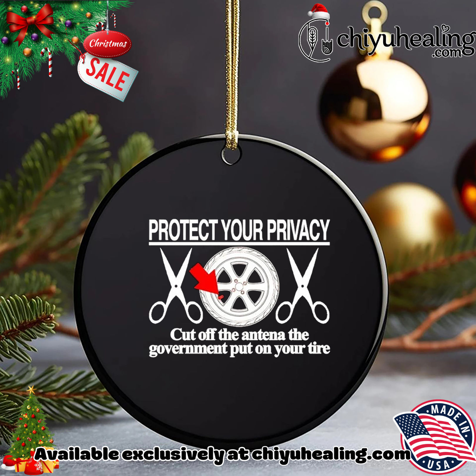 Protect your privacy cut off the antenna the government put on your tires Christmas ornament, Hoodie, Sweatshirt, Poster Canvas, Mug, Ornaments Protect your privacy cut off the antenna the government put on your tires Christmas ornament, Hoodie, Sweatshirt, Poster Canvas, Mug, Ornaments