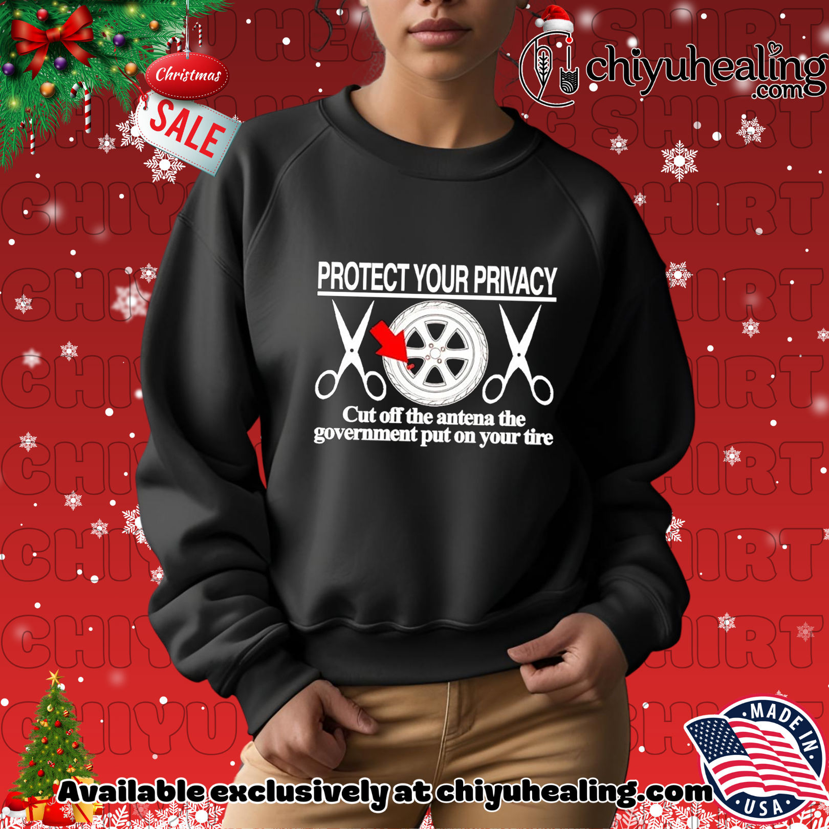 Protect your privacy cut off the antenna the government put on your tires Christmas ornament, Hoodie, Sweatshirt, Poster Canvas, Mug, Ornaments 2 Protect your privacy cut off the antenna the government put on your tires Christmas ornament, Hoodie, Sweatshirt, Poster Canvas, Mug, Ornaments