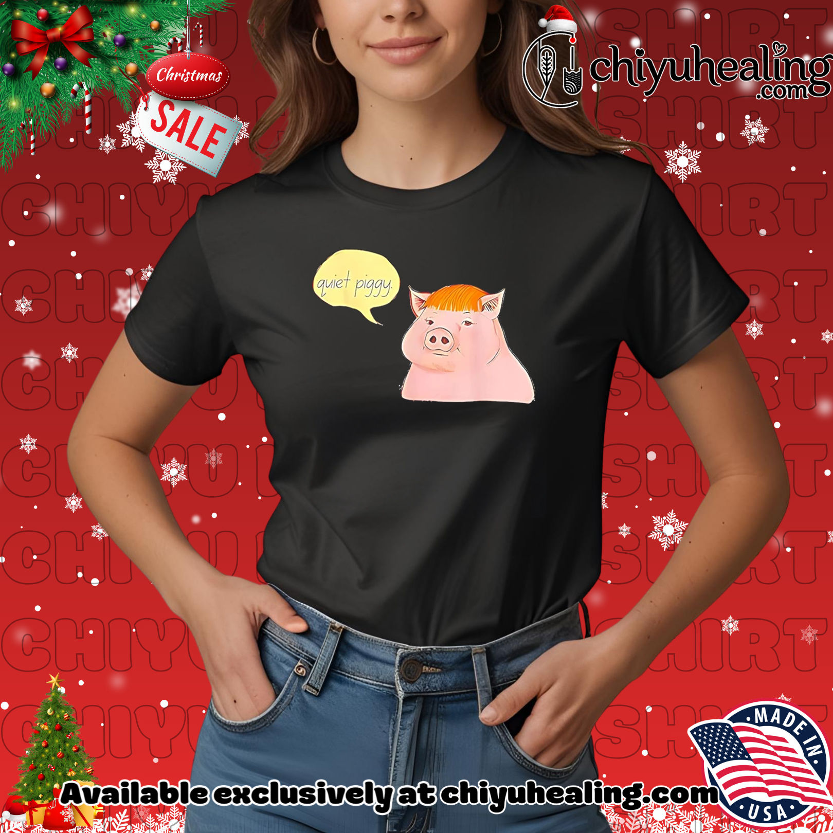 Quiet Piggy Satirical Trump Snarky Political shirt, Hoodie, Sweatshirt, Poster Canvas, Mug, Ornaments 7 Quiet Piggy Satirical Trump Snarky Political shirt, Hoodie, Sweatshirt, Poster Canvas, Mug, Ornaments