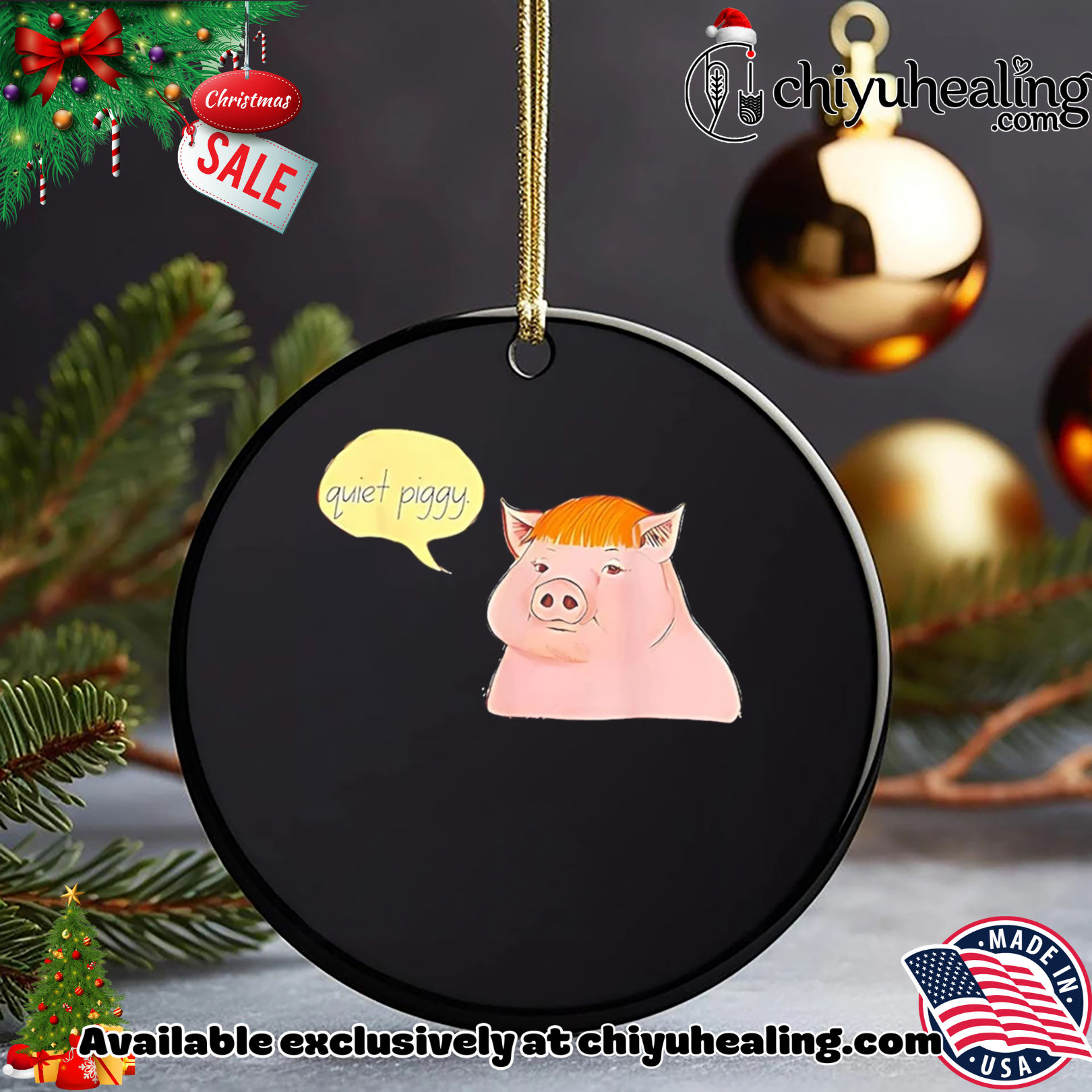 Quiet Piggy Satirical Trump Snarky Political shirt, Hoodie, Sweatshirt, Poster Canvas, Mug, Ornaments Quiet Piggy Satirical Trump Snarky Political shirt, Hoodie, Sweatshirt, Poster Canvas, Mug, Ornaments