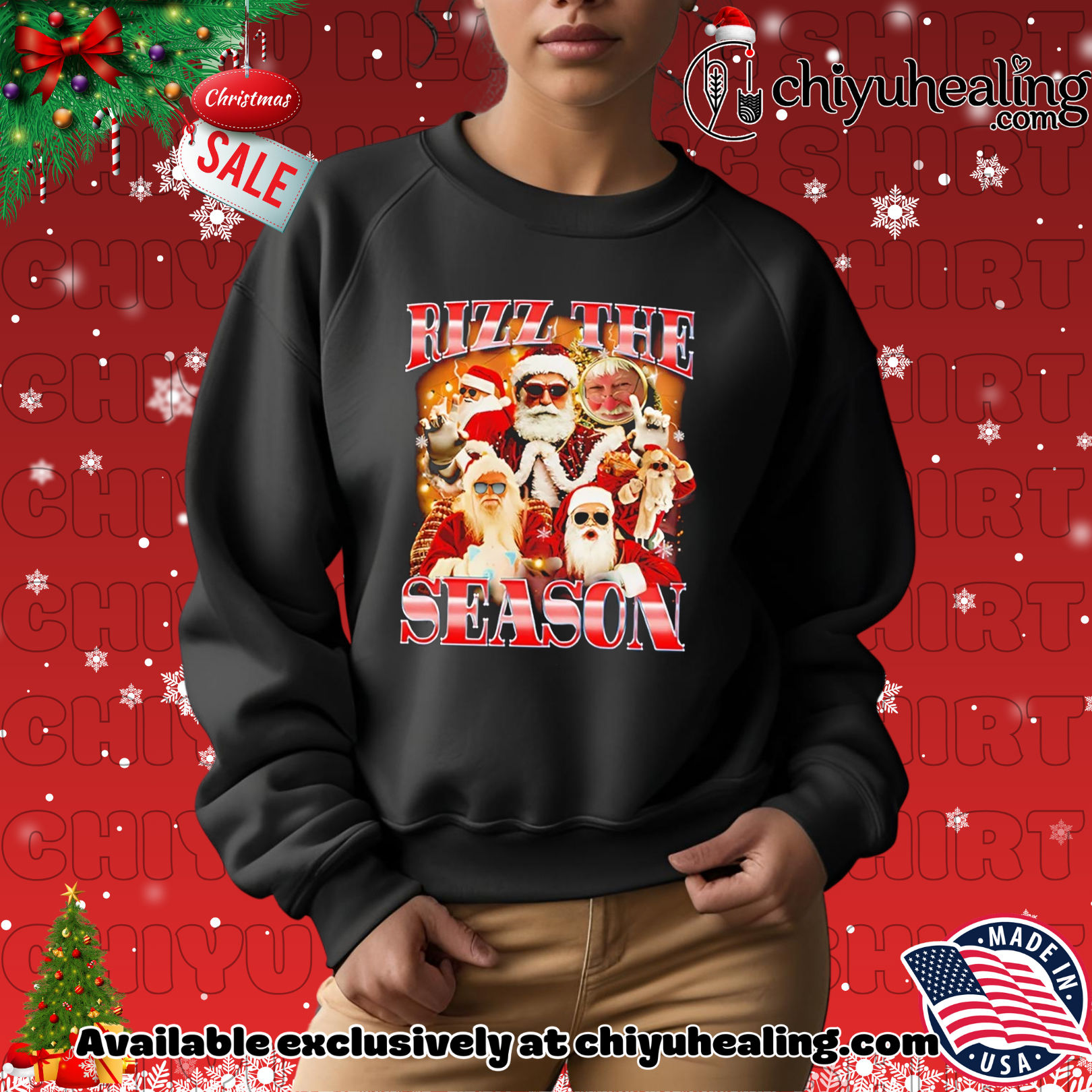 Rizz the Season Santa Christmas 2025 shirt, Hoodie, Sweatshirt, Poster Canvas, Mug, Ornaments Rizz the Season Santa Christmas 2025 shirt, Hoodie, Sweatshirt, Poster Canvas, Mug, Ornaments