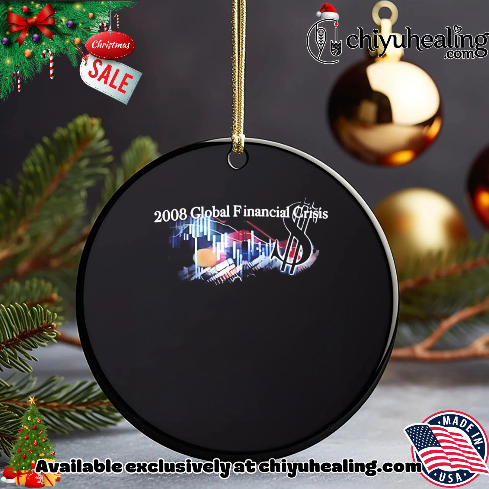 Rob Dillingham wearing 2008 Global Financial Crisis shirt, Hoodie, Sweatshirt, Poster Canvas, Mug, Ornaments Rob Dillingham wearing 2008 Global Financial Crisis shirt, Hoodie, Sweatshirt, Poster Canvas, Mug, Ornaments