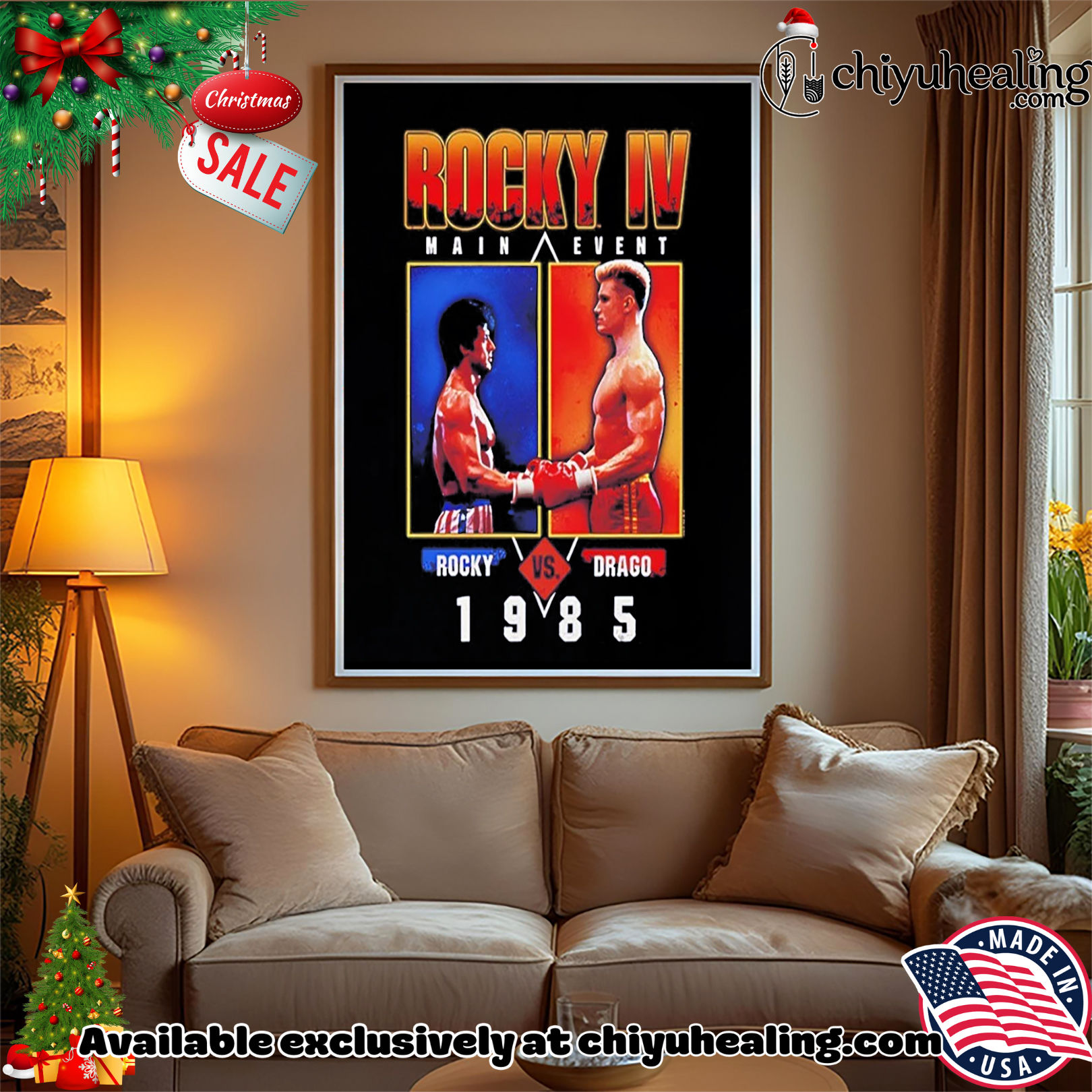 Rocky IV Movie Main Event Rocky Vs Drago 1985 vintage shirt, Hoodie, Sweatshirt, Poster Canvas, Mug, Ornaments Rocky IV Movie Main Event Rocky Vs Drago 1985 vintage shirt, Hoodie, Sweatshirt, Poster Canvas, Mug, Ornaments