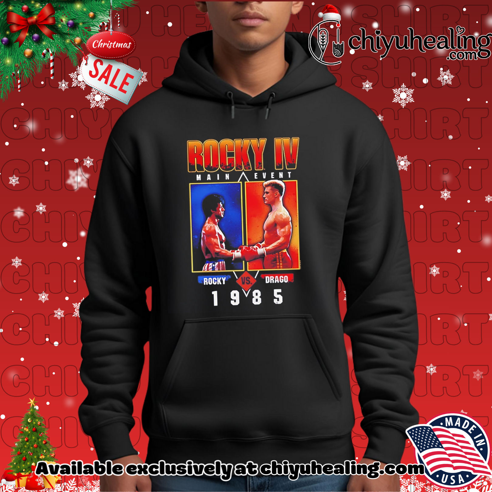 Rocky IV Movie Main Event Rocky Vs Drago 1985 vintage shirt, Hoodie, Sweatshirt, Poster Canvas, Mug, Ornaments