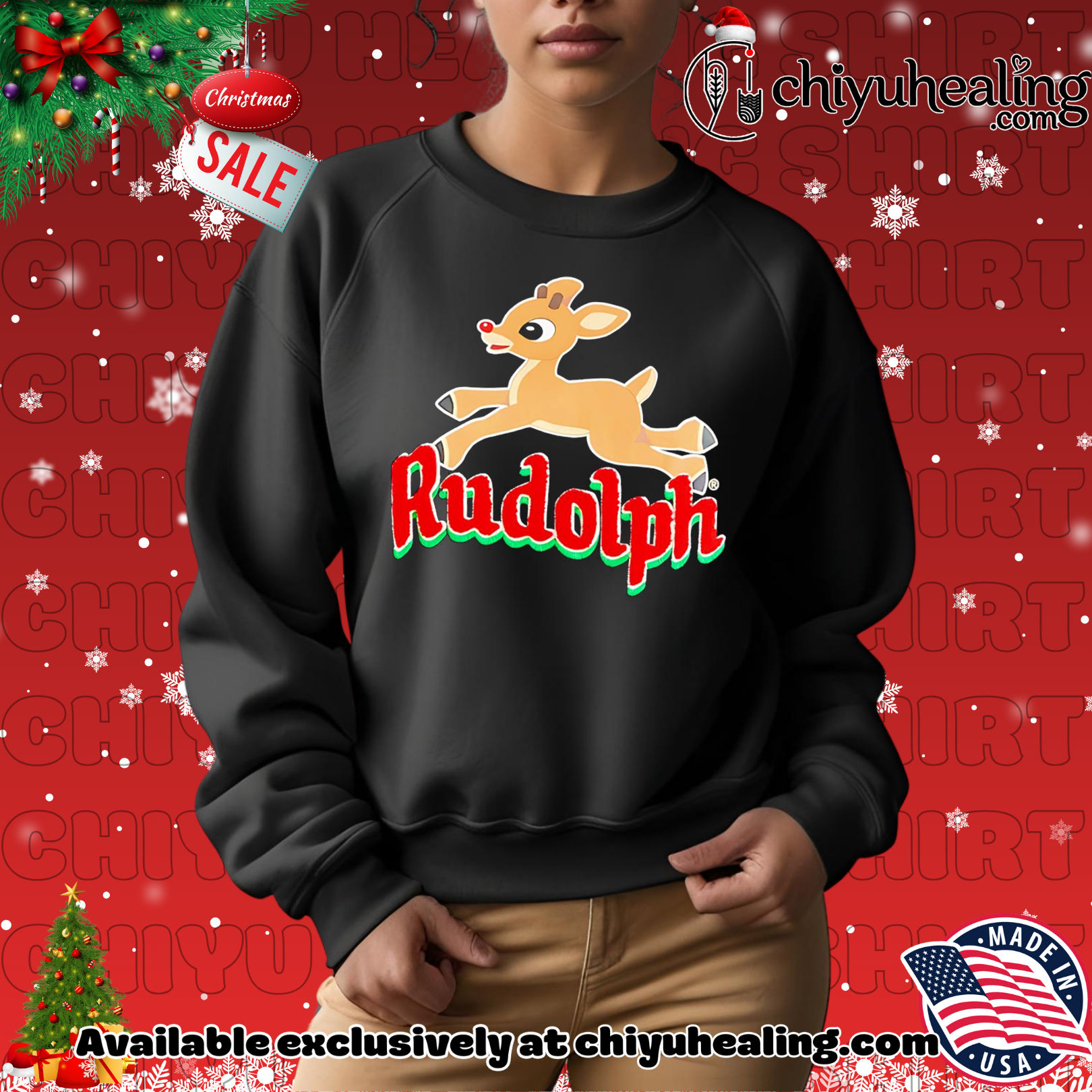 Rudolph The Red Nosed Reindeer Christmas shirt, Hoodie, Sweatshirt, Poster Canvas, Mug, Ornaments Rudolph The Red Nosed Reindeer Christmas shirt, Hoodie, Sweatshirt, Poster Canvas, Mug, Ornaments