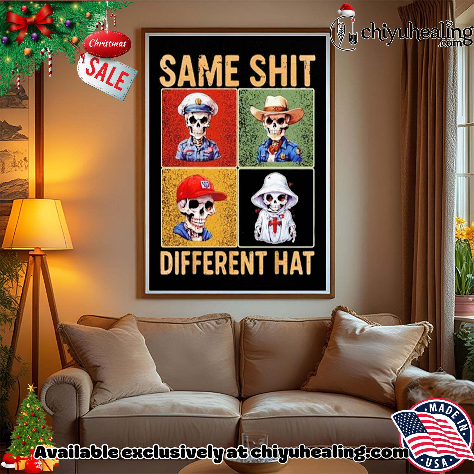 Same Shirt Different Hat skeleton shirt, Hoodie, Sweatshirt, Poster Canvas, Mug, Ornaments Same Shirt Different Hat skeleton shirt, Hoodie, Sweatshirt, Poster Canvas, Mug, Ornaments