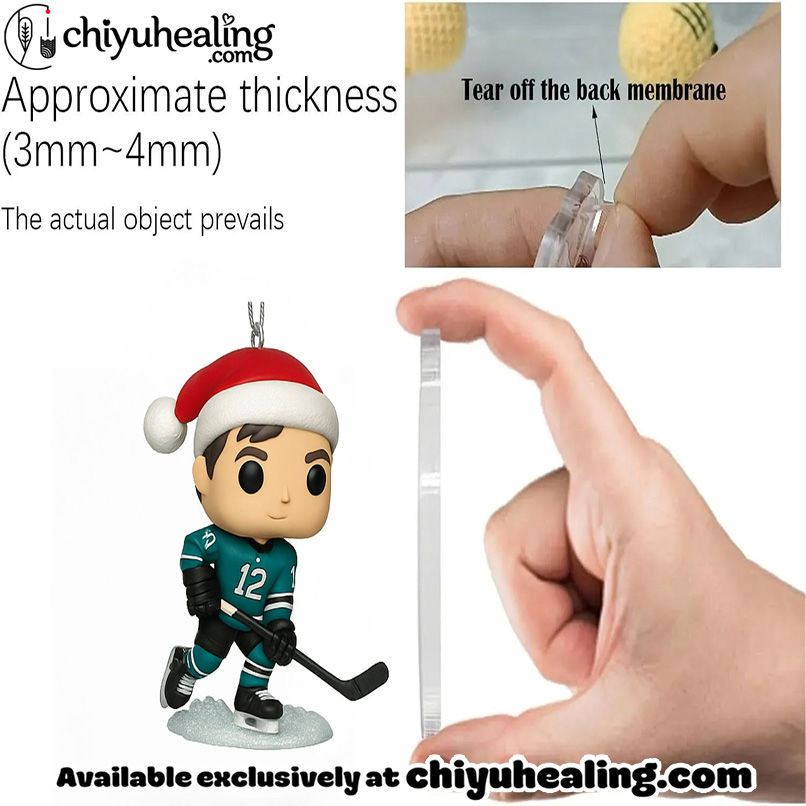 San Jose Sharks 34th Anniversary 2025 Advent Calendar, Christmas Countdown Advent Calendar Gift Box with 24 Acrylic Ornaments 3 San Jose Sharks 34th Anniversary 2025 Advent Calendar, Christmas Countdown Advent Calendar Gift Box with 24 Acrylic Ornaments