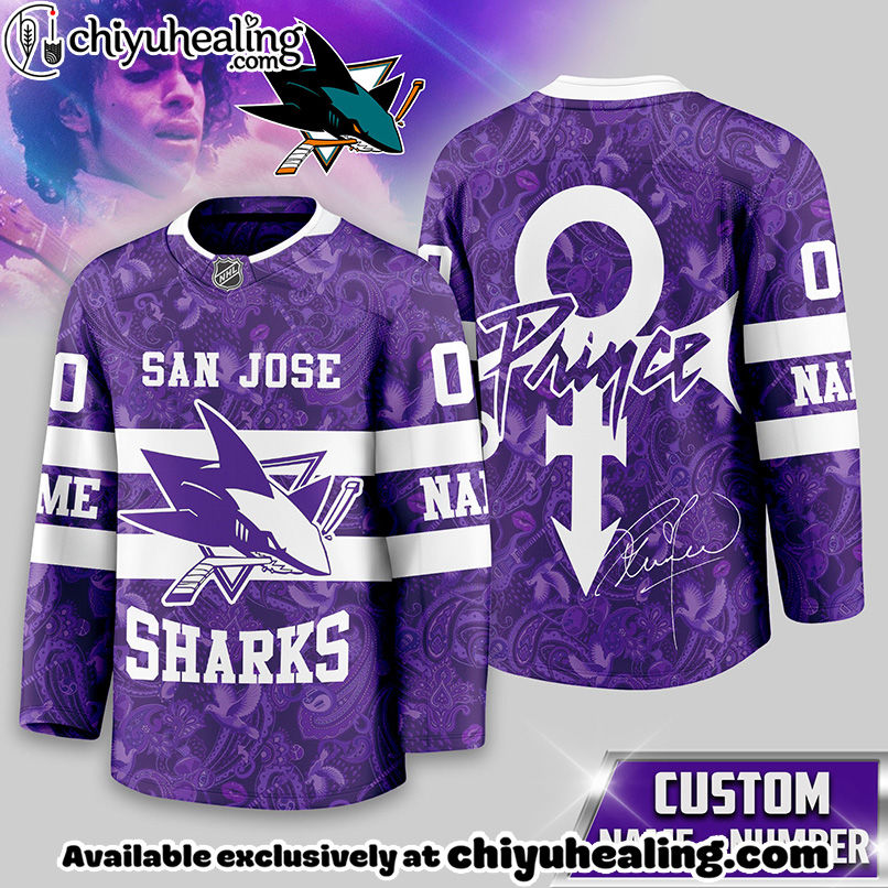 San Jose Sharks - Premium NHL Prince Hockey Jersey