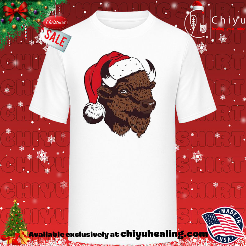Santa Bison Buffalo shirt, Hoodie, Sweatshirt, Poster Canvas, Mug, Ornaments