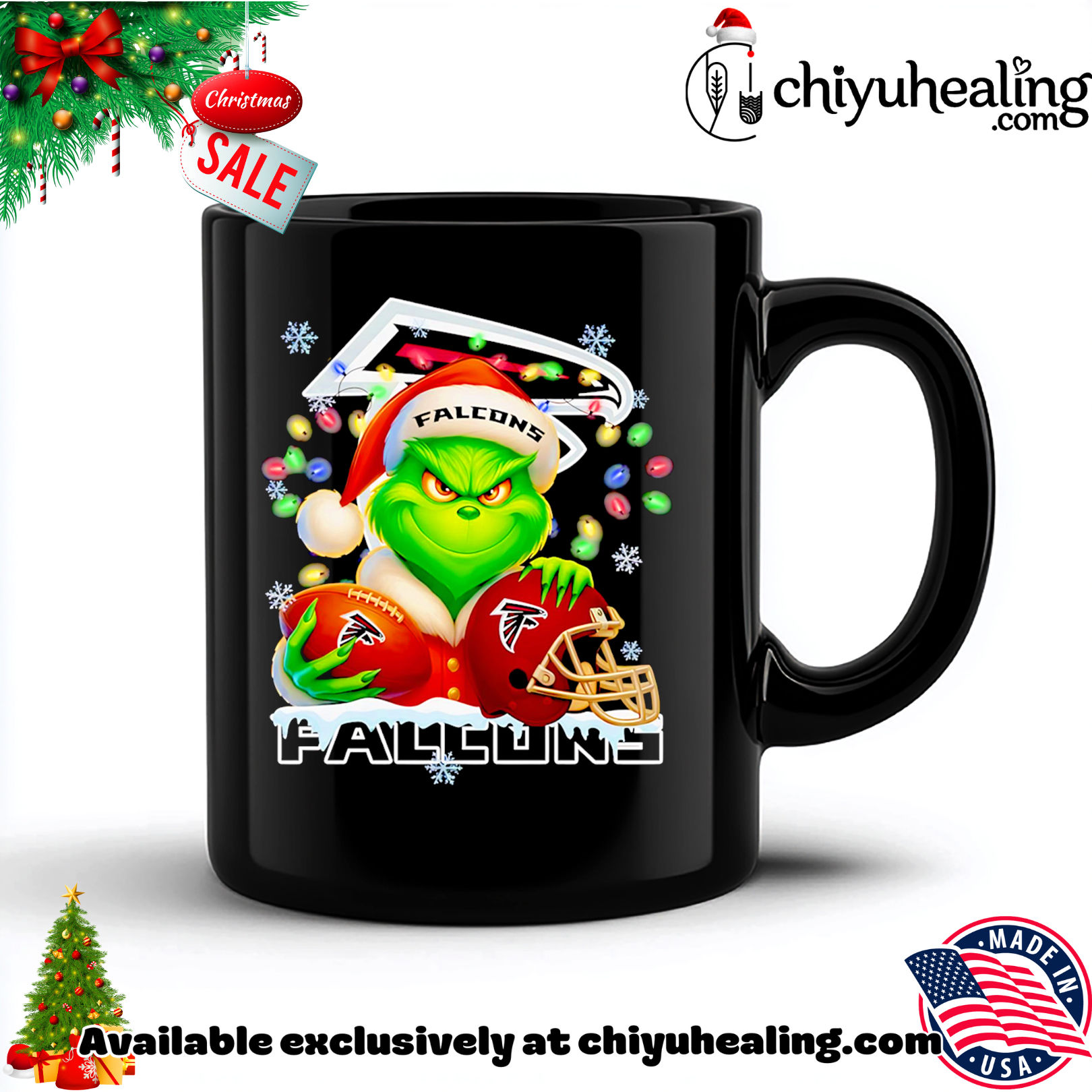 Santa Christmas Grinch Atlanta Falcons holding helmet football shirt, Hoodie, Sweatshirt, Poster Canvas, Mug, Ornaments 5 Santa Christmas Grinch Atlanta Falcons holding helmet football shirt, Hoodie, Sweatshirt, Poster Canvas, Mug, Ornaments